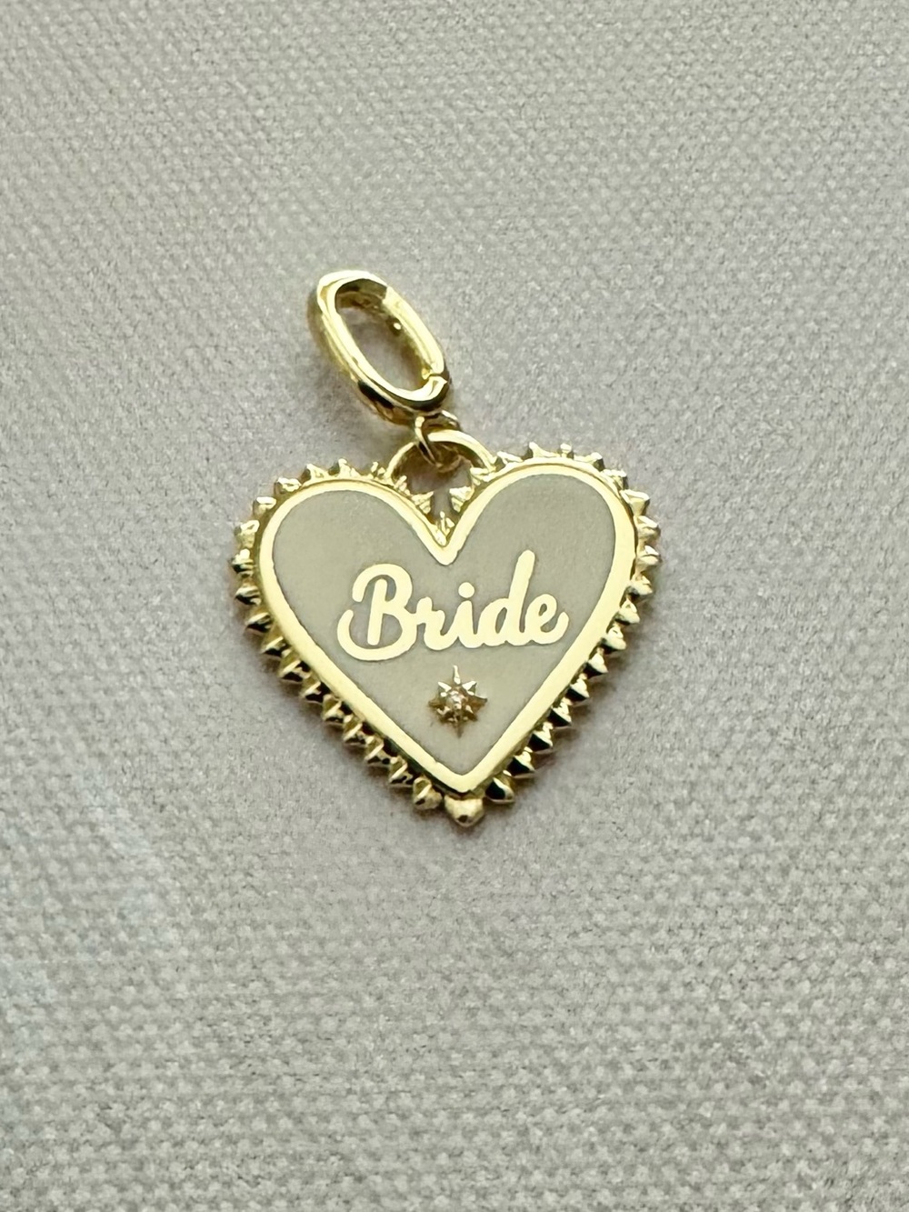 Gorjana Gold 'Bride' Heart Charm Pendant